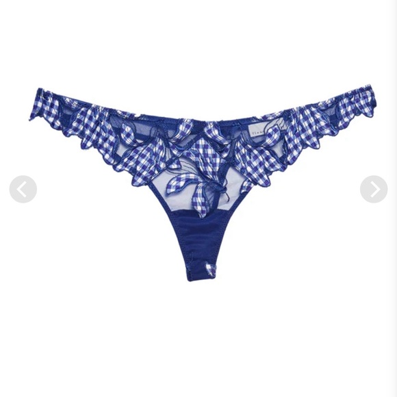 LILY EMBROIDERY HIPSTER THONG SIZE 1 - Picture 4 of 13